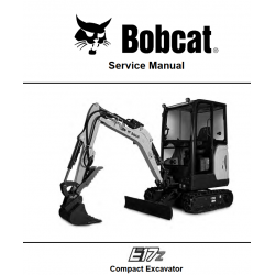 Bobcat - instrukcje napraw - schematy - DTR - service manuals - Bobcat E17z